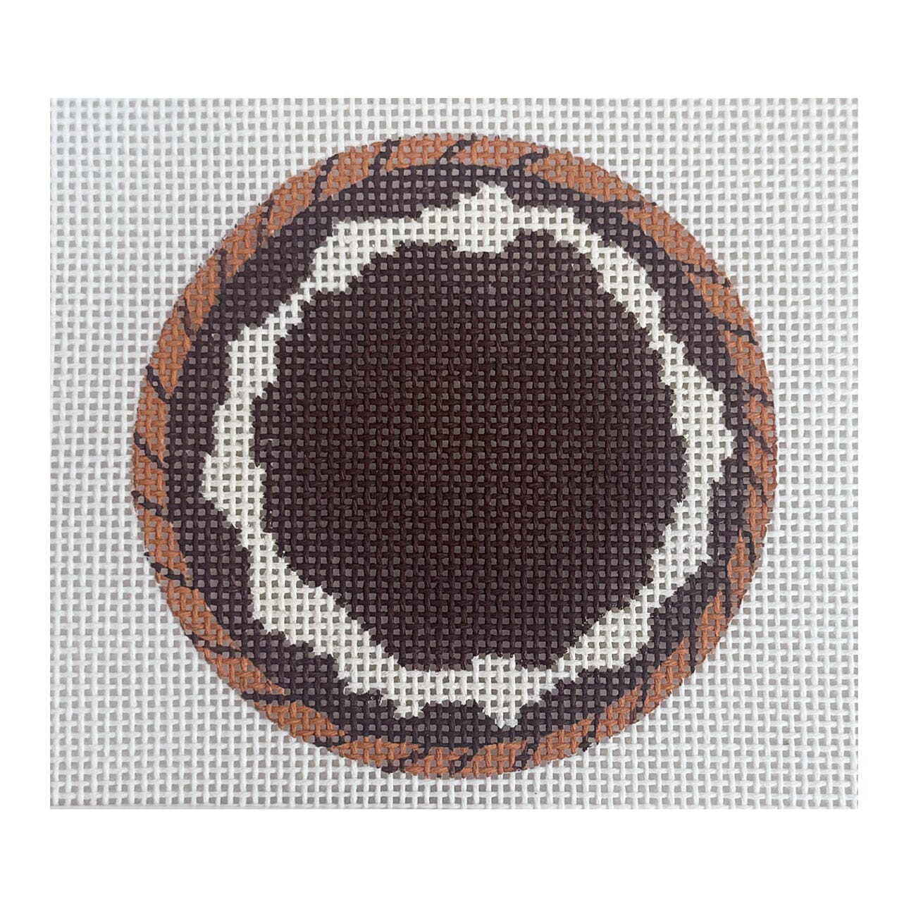 French Silk Pie 3" Round Painted Canvas The Meredith Collection - 1