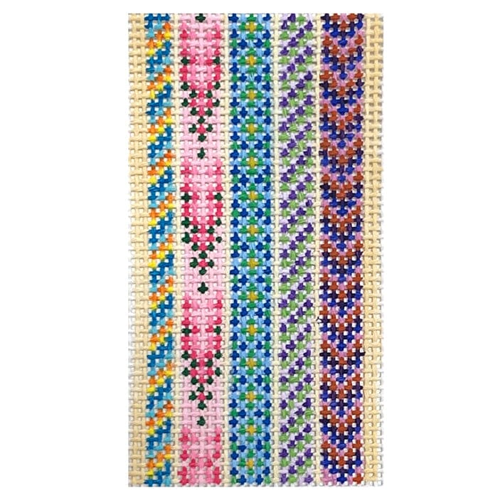 Friendship Bracelets Painted Canvas Alice & Blue