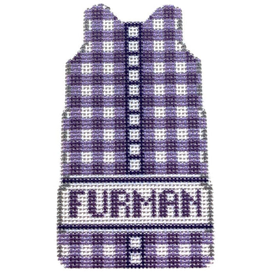 Furman Gingham Mini Shift Printed Canvas Two Sisters Needlepoint 