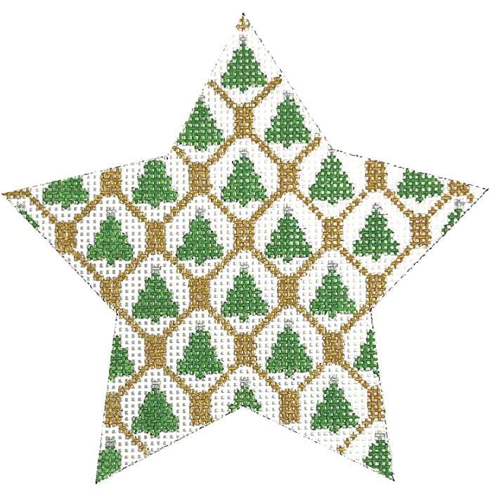 Gaga's Tree Star on 13 Painted Canvas Whimsy & Grace - 1