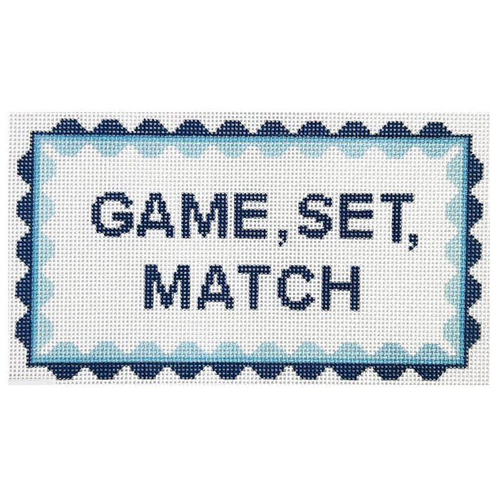 Game Set Match Painted Canvas Spruce Street Studio