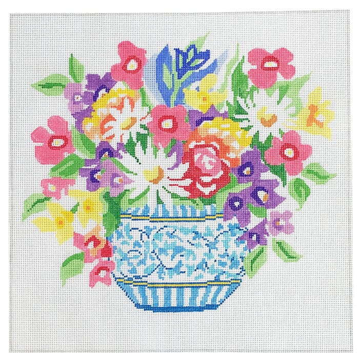 Garden Bouquet #1 Painted Canvas Jean Smith - 1