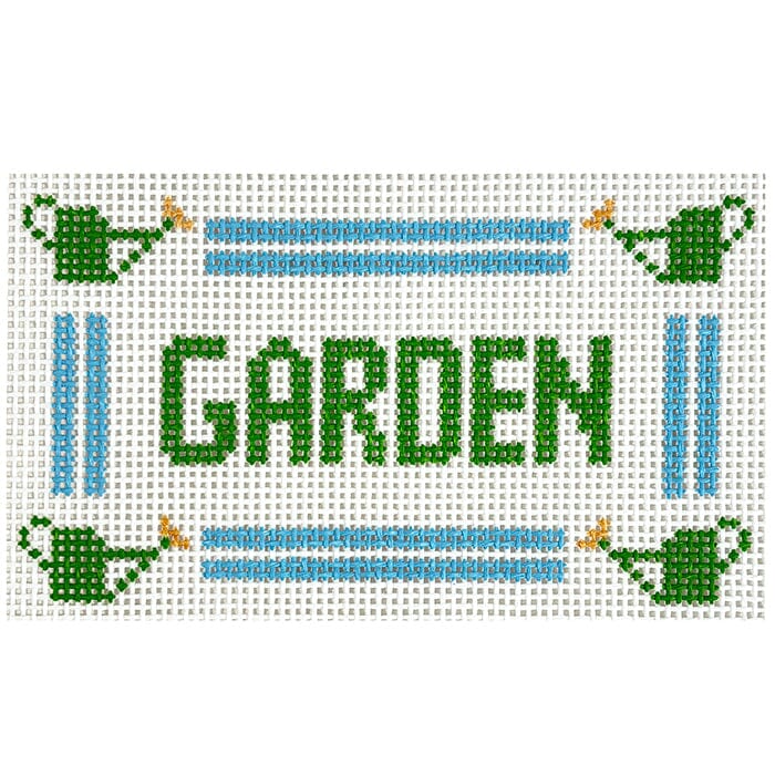 GARDEN Canvas Painted Canvas Goodpoint Needlepoint - 1