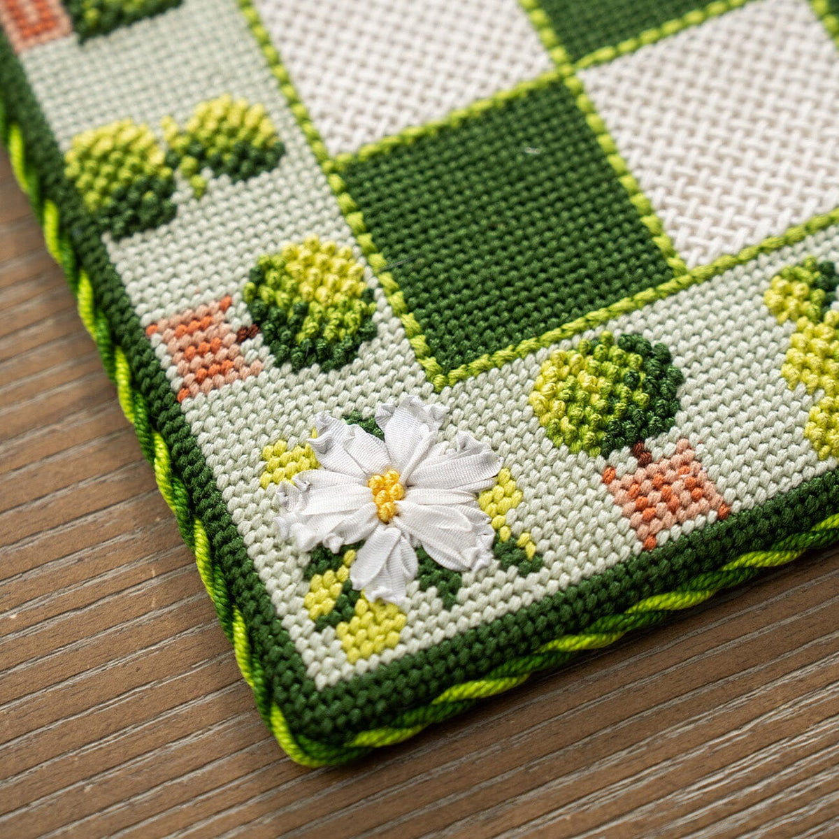 Garden Topiary Chessboard Kit Kits Needlepoint To Go - 3