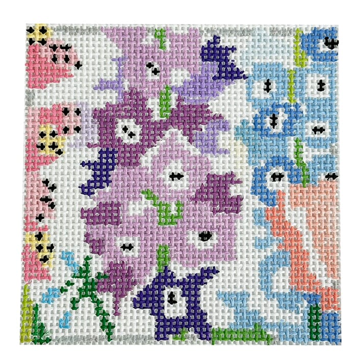 Garden Treasuries Coaster #1 Painted Canvas Jean Smith - 1