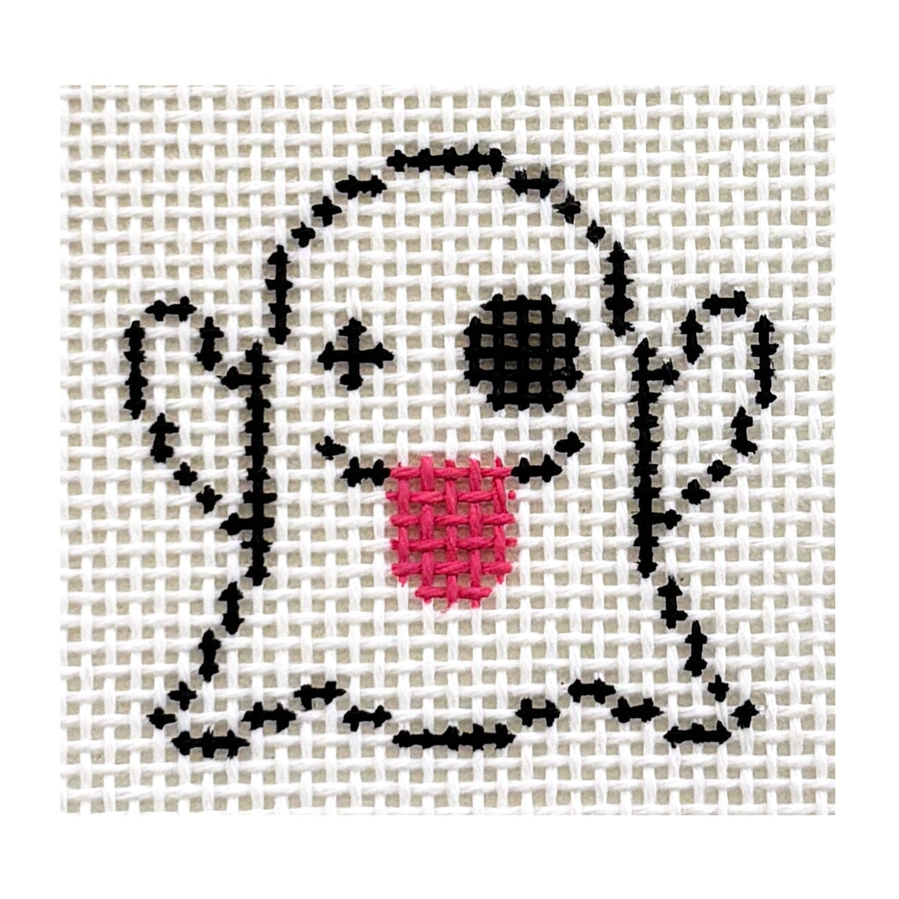 Ghost Mini Painted Canvas MF Needlepoint - 1