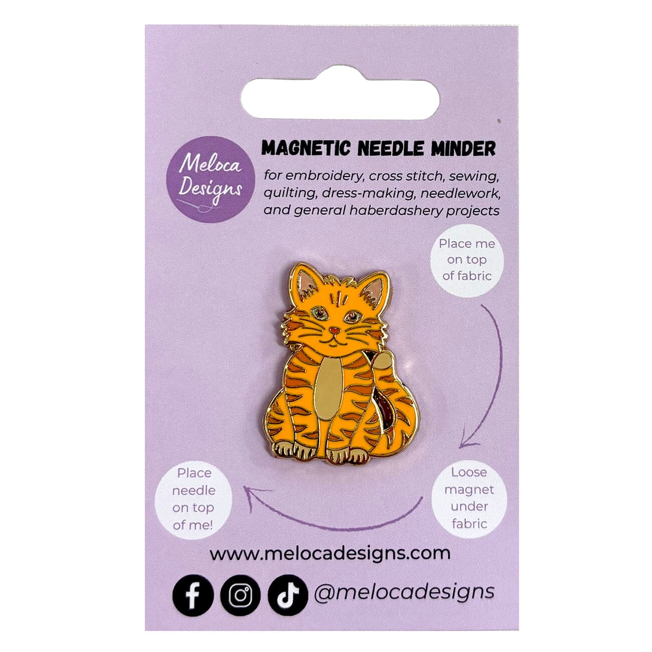 Ginger Cat Needleminder Accessories Meloca Designs - 1