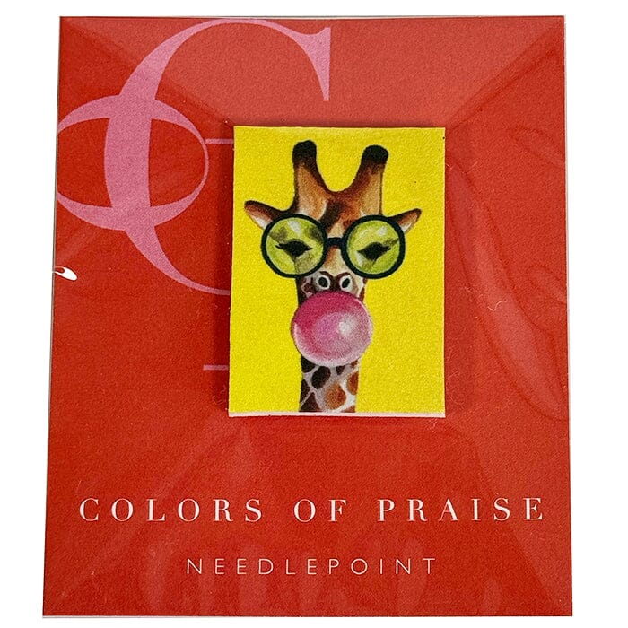 Giraffe Blowing Bubble Needleminder Accessories Colors of Praise