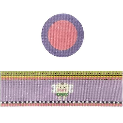 Girl Tooth Fairy hinged box with hardware Painted Canvas Funda Scully - 1