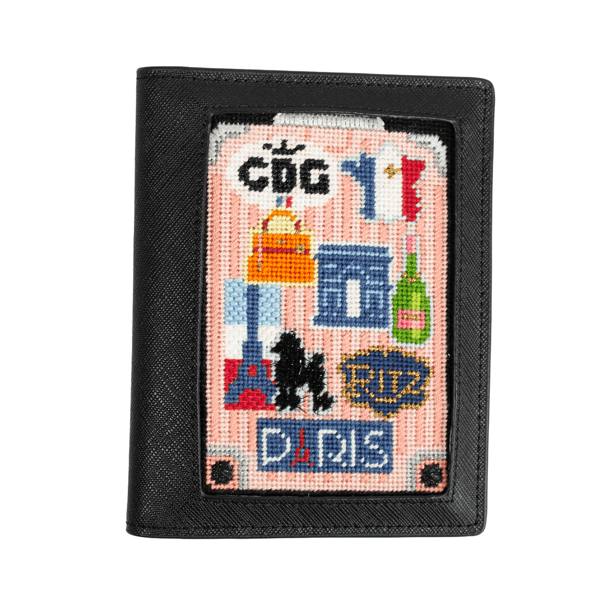 Globe Trotter: Paris with Stitch Guide Printed Canvas Needlepoint To Go - 2
