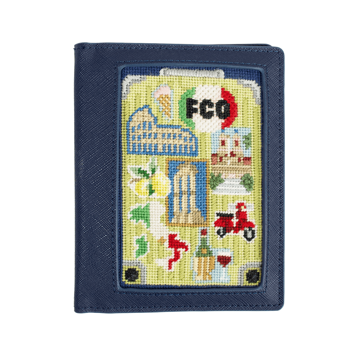 Globe Trotter: Rome with Stitch Guide Printed Canvas Needlepoint To Go - 2