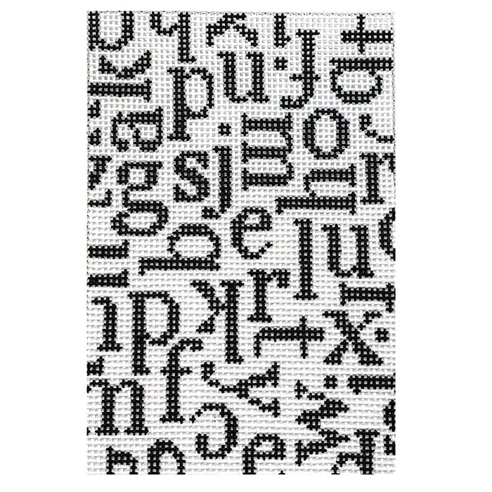 Glyph Passport Painted Canvas Elizabeth Crane Swartz Designs - 1