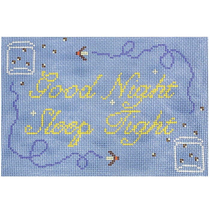 Good Night, Sleep Tight Painted Canvas The Gingham Stitchery - 1