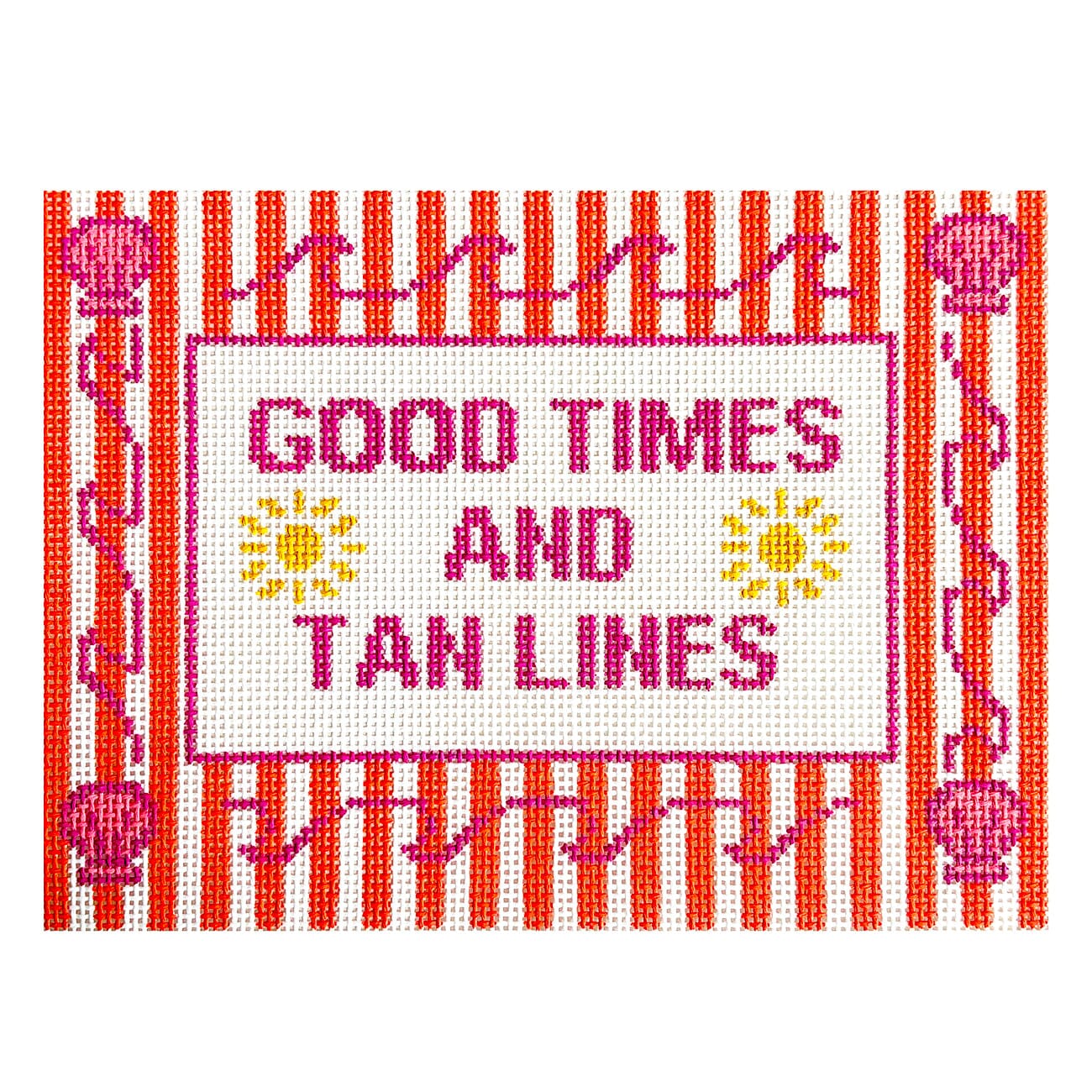 Good Times and Tan Lines Painted Canvas Arden Gray Co. - 1