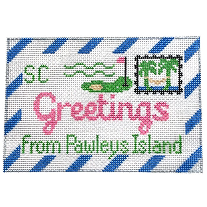Greetings from Pawleys Painted Canvas Rachel Donley - 1
