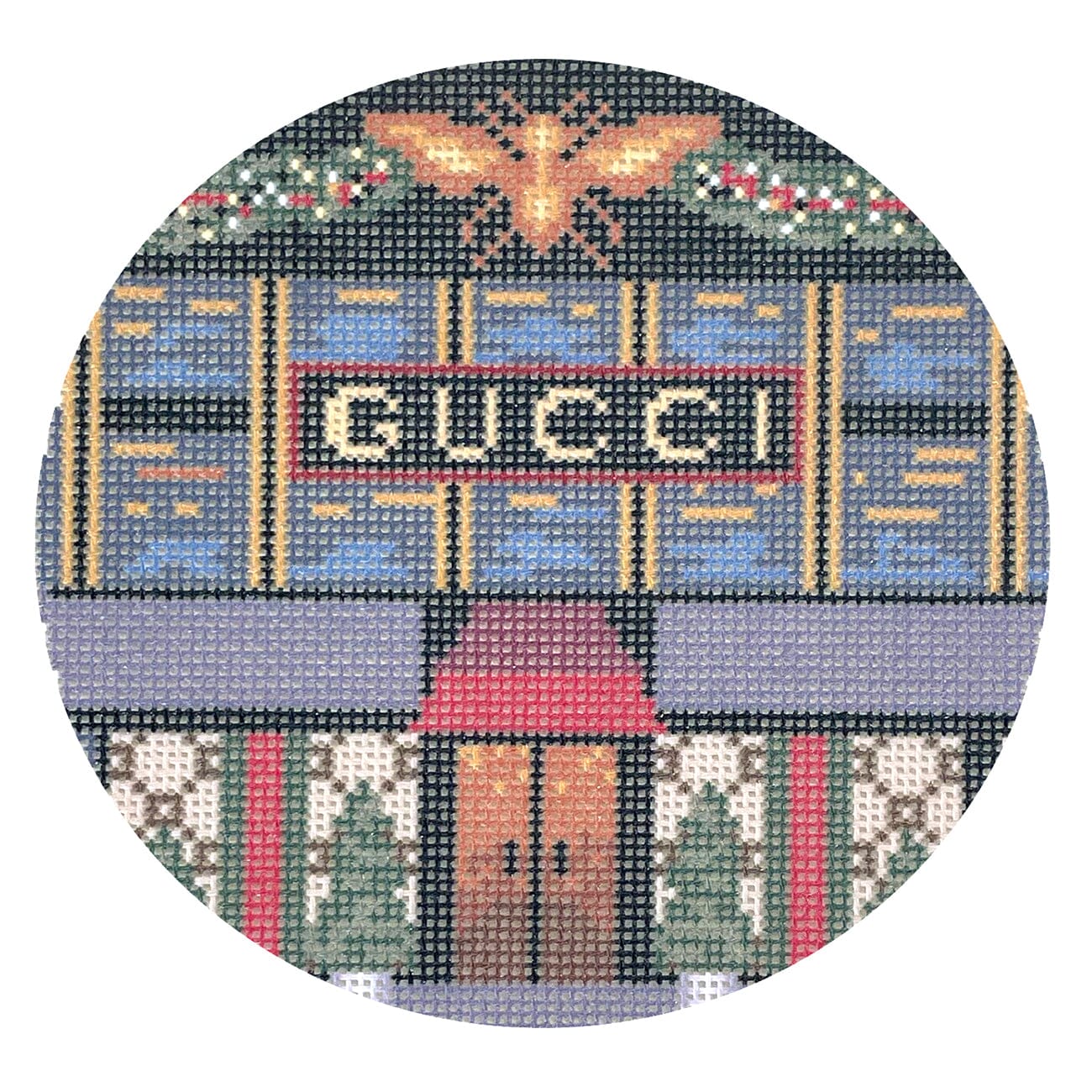 Gucci Round | Needlepoint.Com