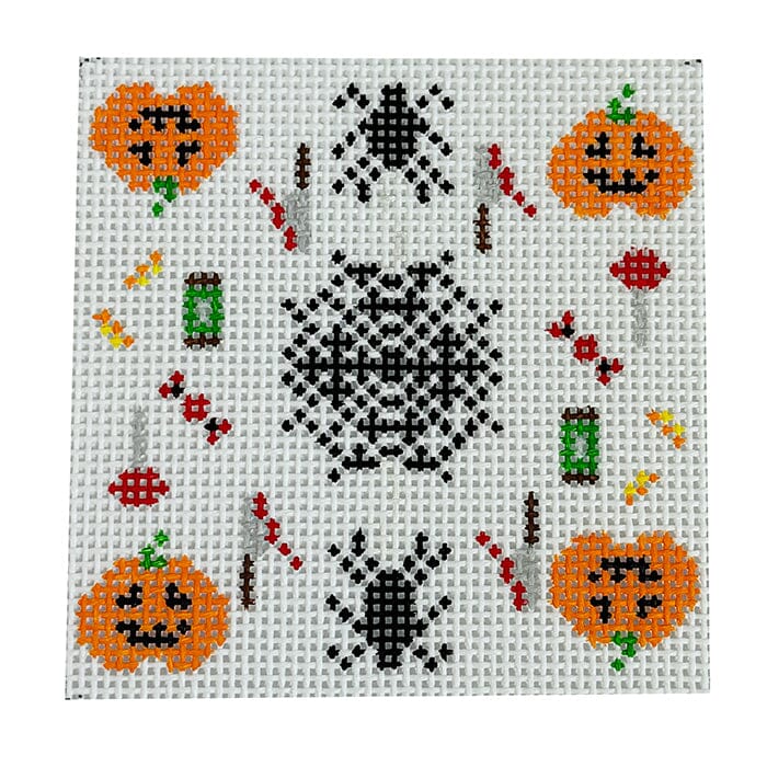 Halloween Mini Painted Canvas Atlantic Blue Canvas - 1