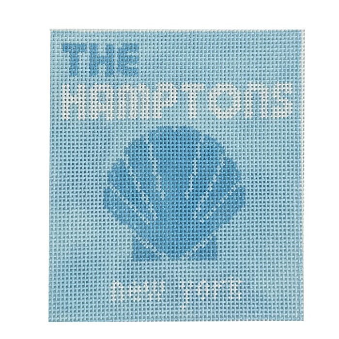 Hamptons Book Mini Painted Canvas Atlantic Blue Canvas - 1