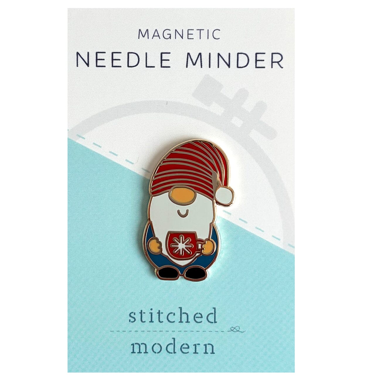 Happy Gnome Needle Minder Accessories Stitched Modern - 1