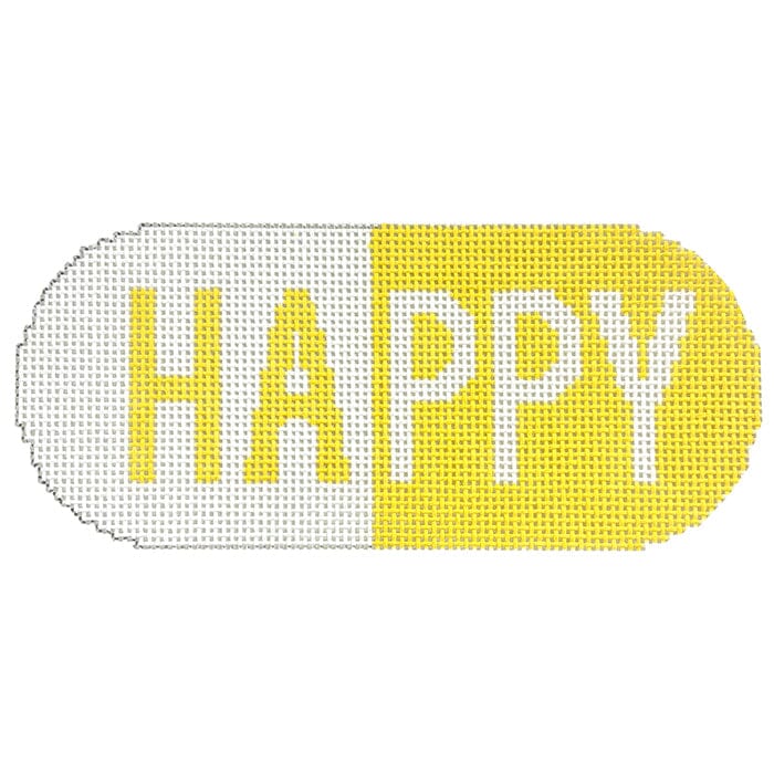 Happy Pill Painted Canvas Morgan Julia Designs - 1