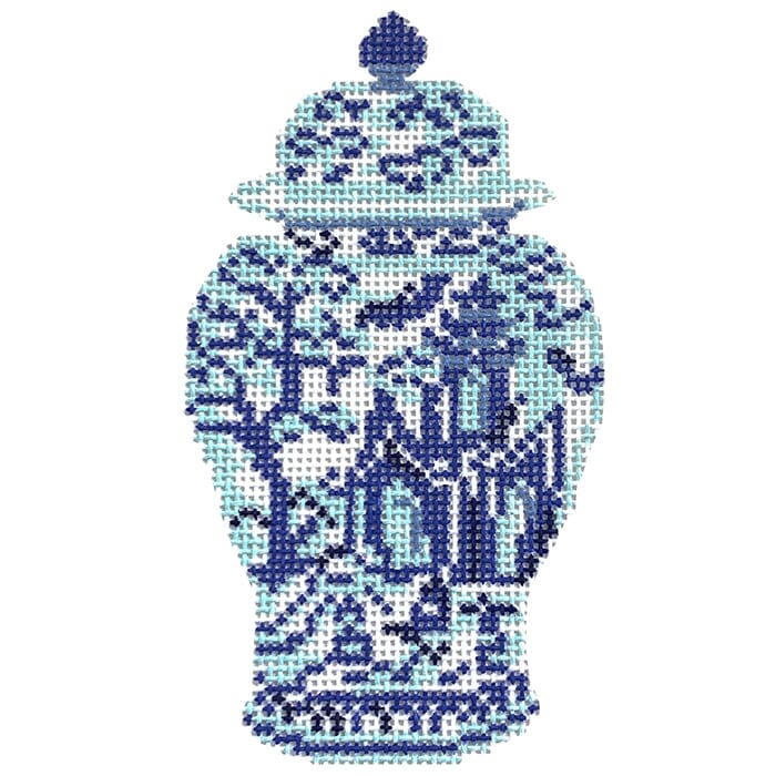 Haunted House Jar Painted Canvas KCN Designers