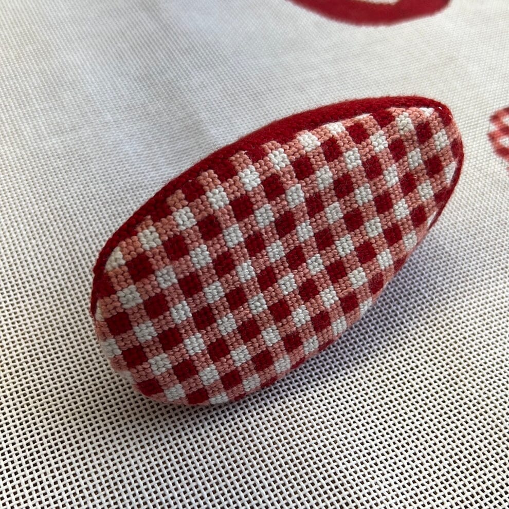 Heart Baby Booties Painted Canvas The Gingham Stitchery - 3