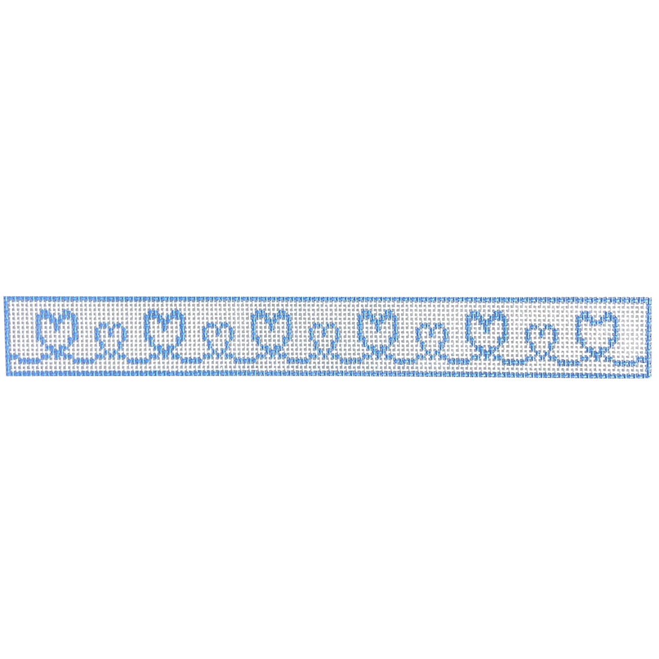 Heart to Heart Key Fob Painted Canvas Morgan Julia Designs - 1