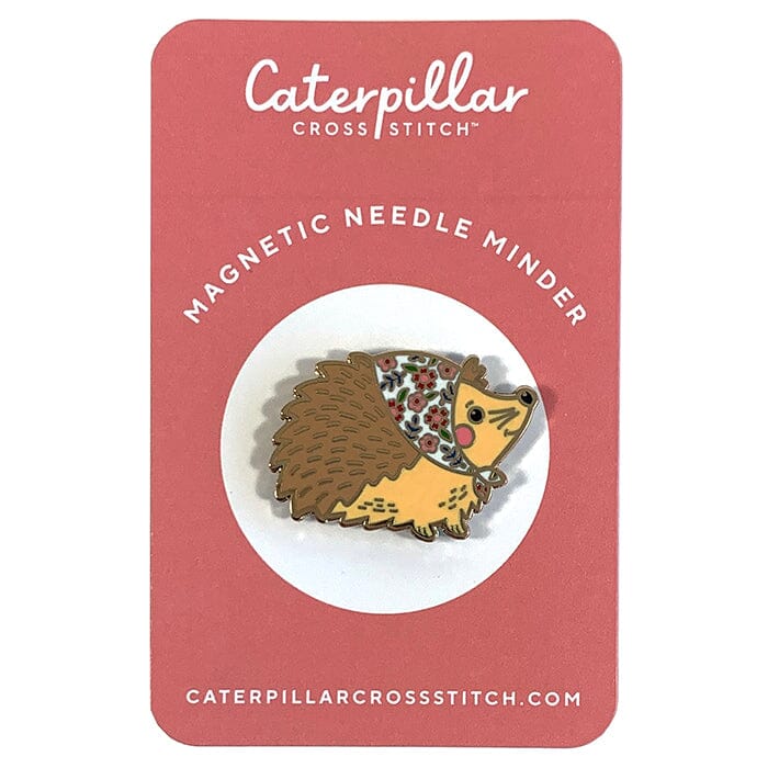 Hedgehog Enamel Needleminder Accessories Caterpillar Cross - 1