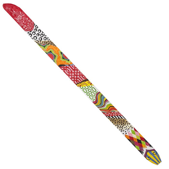 Hip Belt 769 - Boho Reds & Greens Painted Canvas Colors of Praise