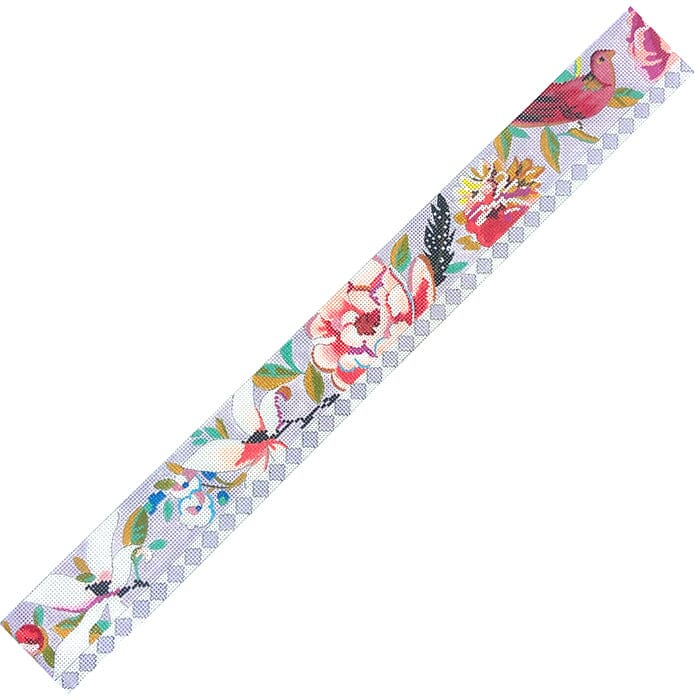 Hip Belt 801 Lilac Floral Birds Painted Canvas Colors of Praise - 1