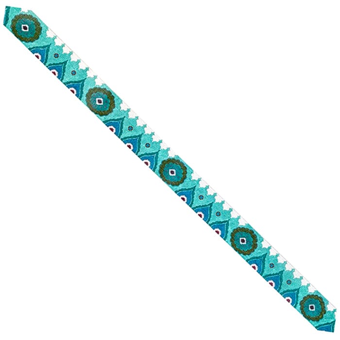 Hip Belt 803 Boho Aqua & Blue Painted Canvas Colors of Praise - 1