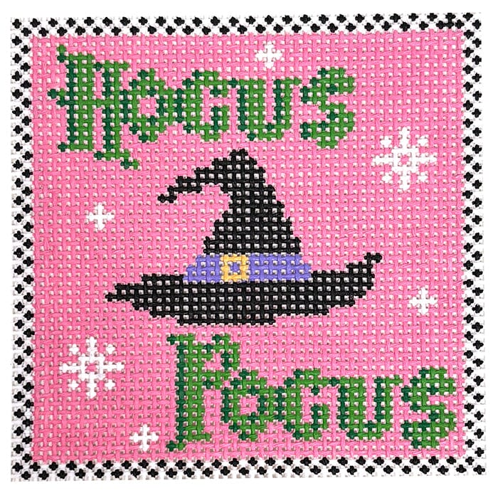 Hocus Pocus Square 4x4 Painted Canvas A Poore Girl Paints - 1
