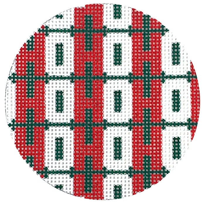 HoHoHo Ornament Painted Canvas Love MHB Studio - 1