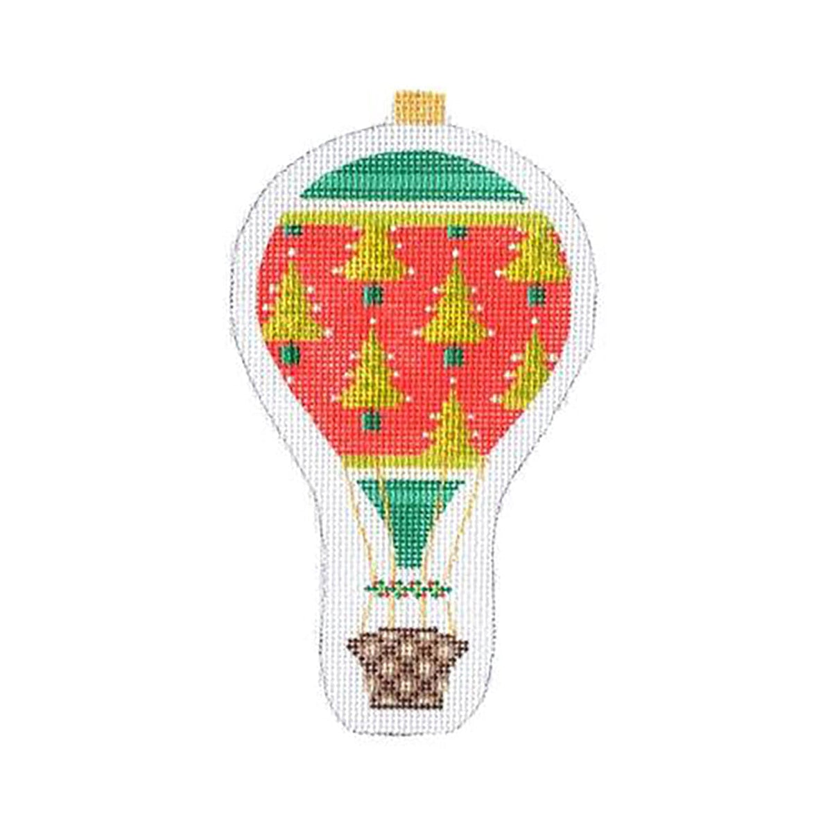 Holiday Balloon Christmas Trees Painted Canvas Kirk & Bradley - 1