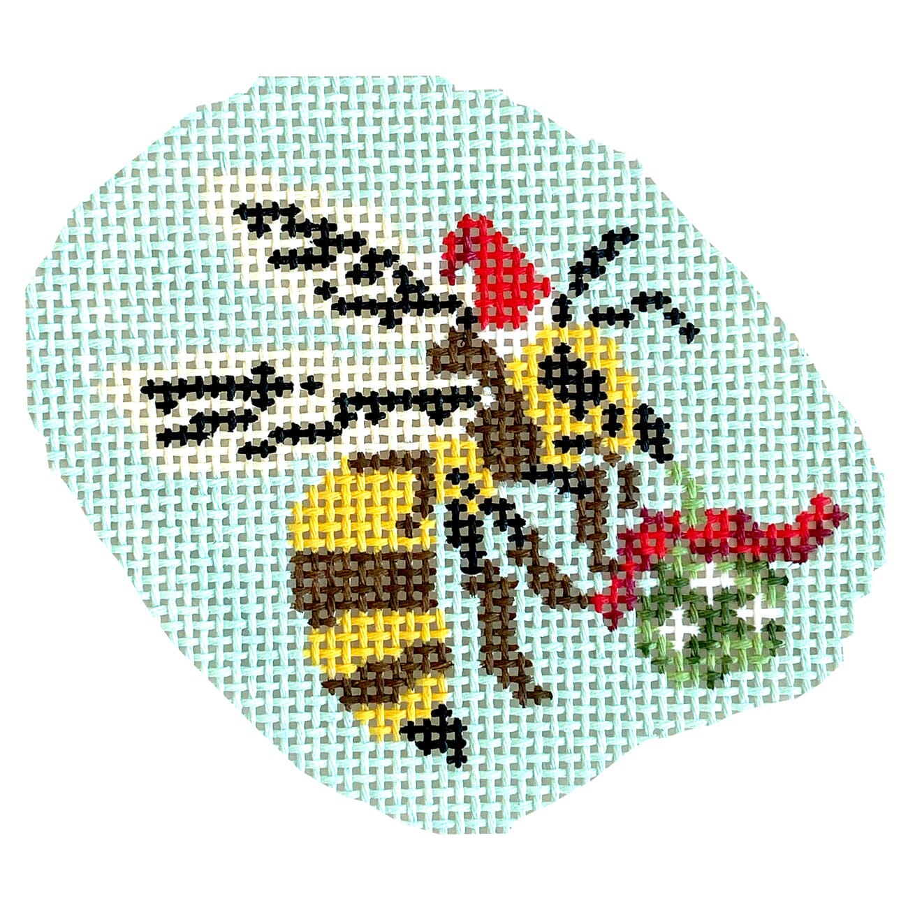 Holiday Busy Bee Painted Canvas KCN Designers - 1