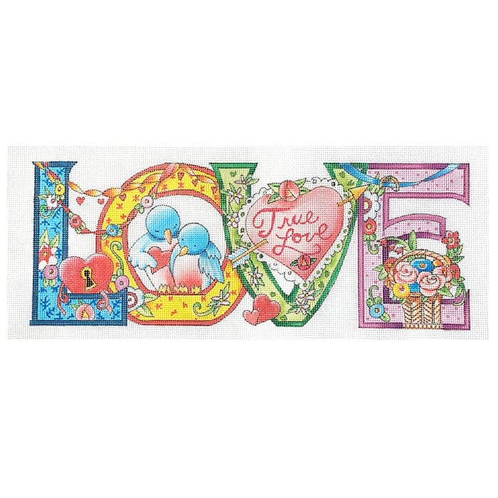 Holiday: LOVE Painted Canvas Painted Pony Designs