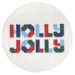 Holly Jolly Ornament Painted Canvas Love MHB Studio 