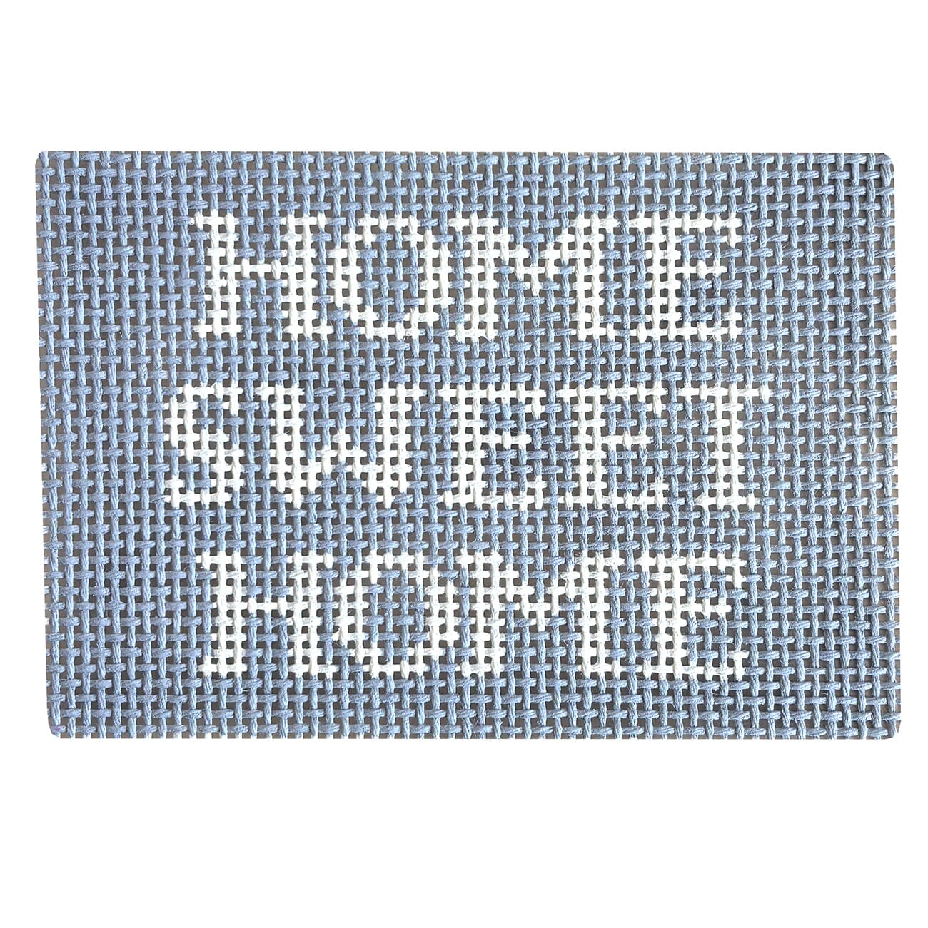 Home Sweet Home on Slate Painted Canvas The Painted Stitch - 1