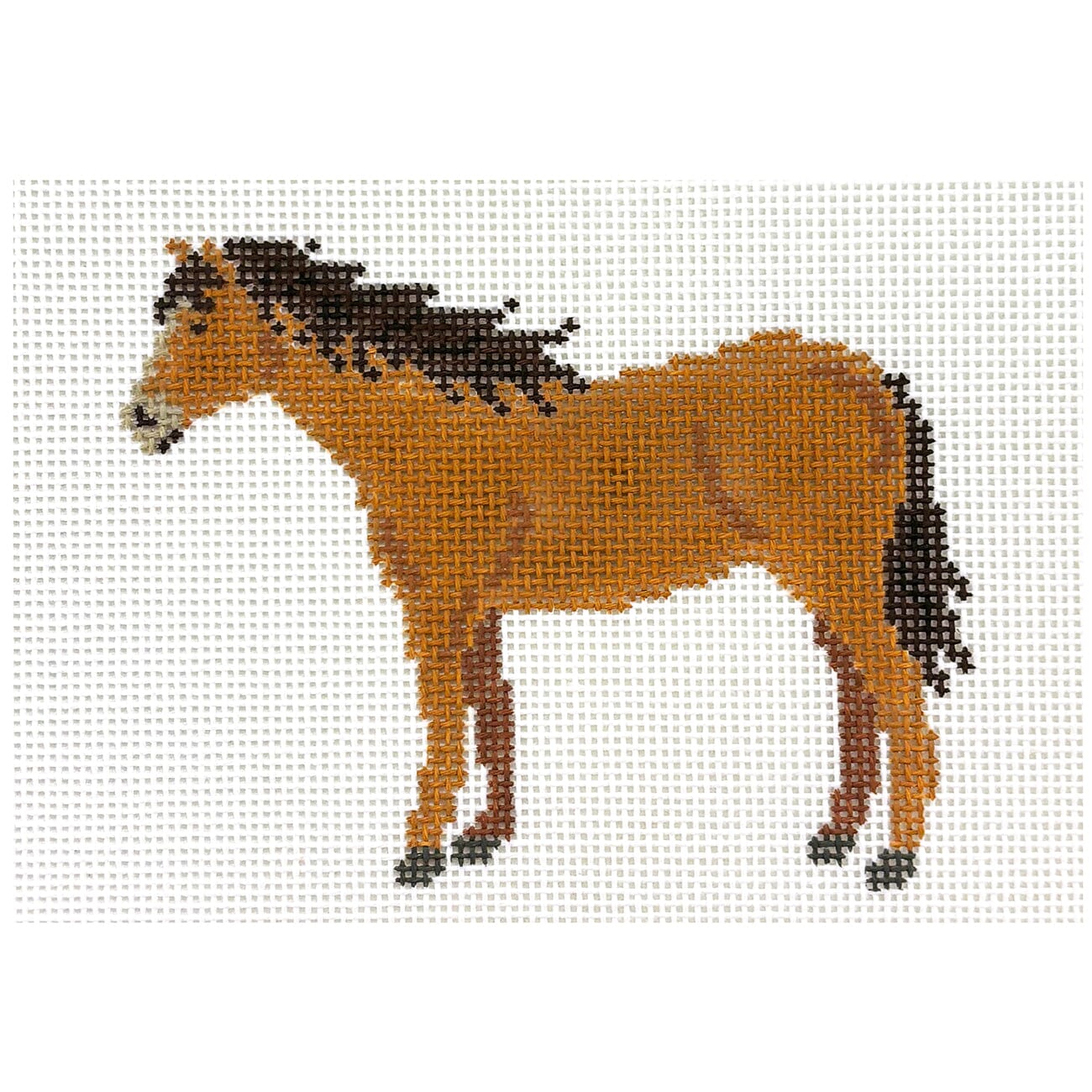 Horse Painted Canvas Bell House Designs - 1