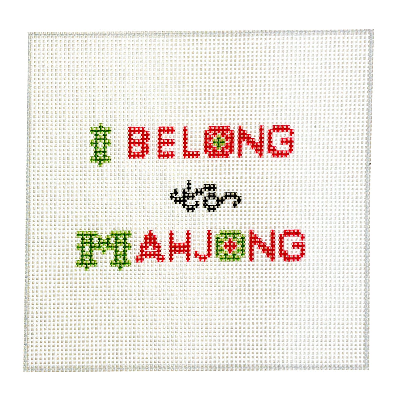 I Belong to Mahjong Painted Canvas KCN Designers - 1