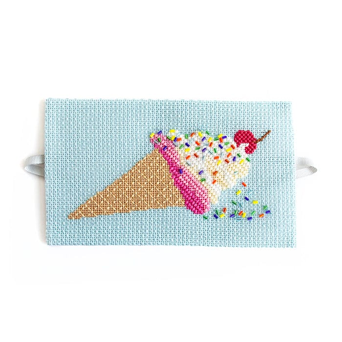 Ice Cream Acrylic Clutch Kit Kits Needlepoint To Go