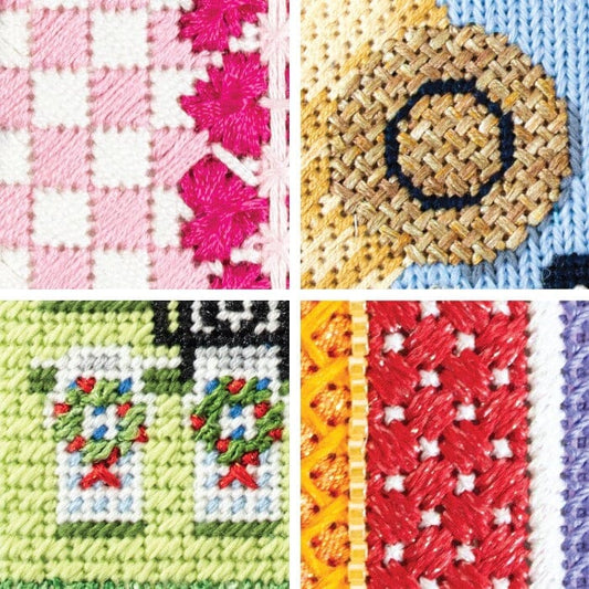 Introduction to Decorative Stitches Online Technique Class Online Classes Needlepoint.Com 