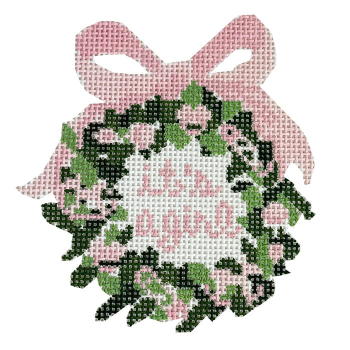 It's a Girl Wreath Painted Canvas KCN Designers