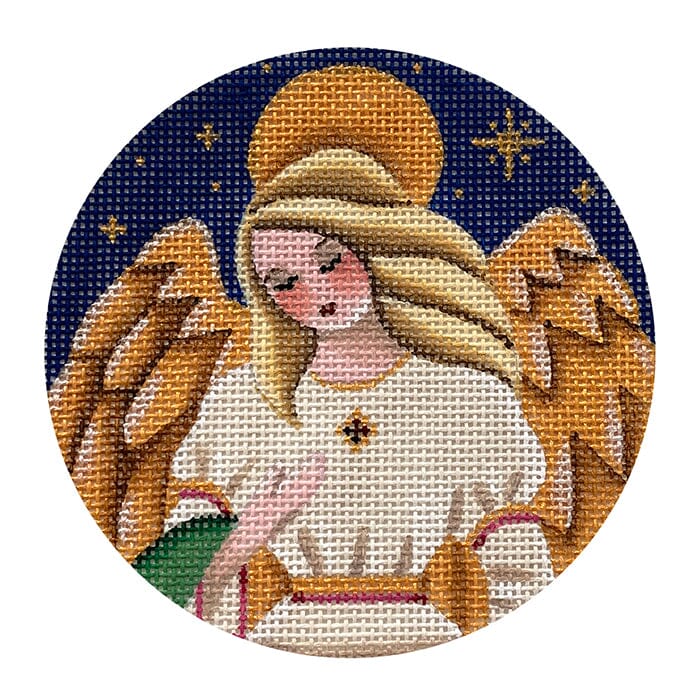 Jewell Angel Painted Canvas Rebecca Wood Designs - 1
