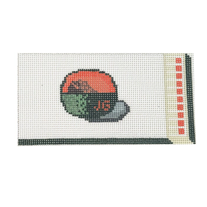 JG Melon Matchbox Ornament Painted Canvas Spruce Street Studio - 1