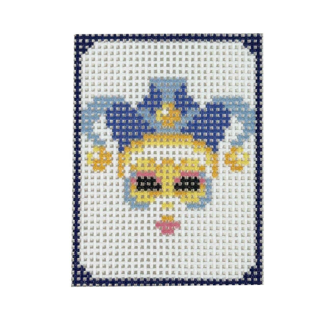 Joker Mahjong Tile Painted Canvas Maura Nolan Designs