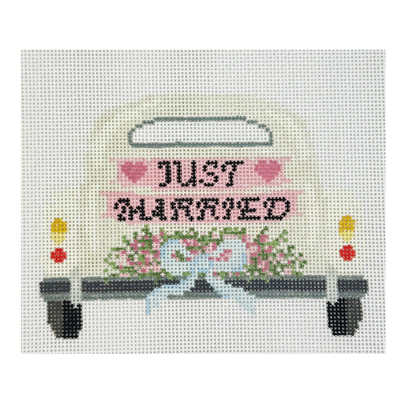 Just Married Painted Canvas Maura Nolan Designs - 1