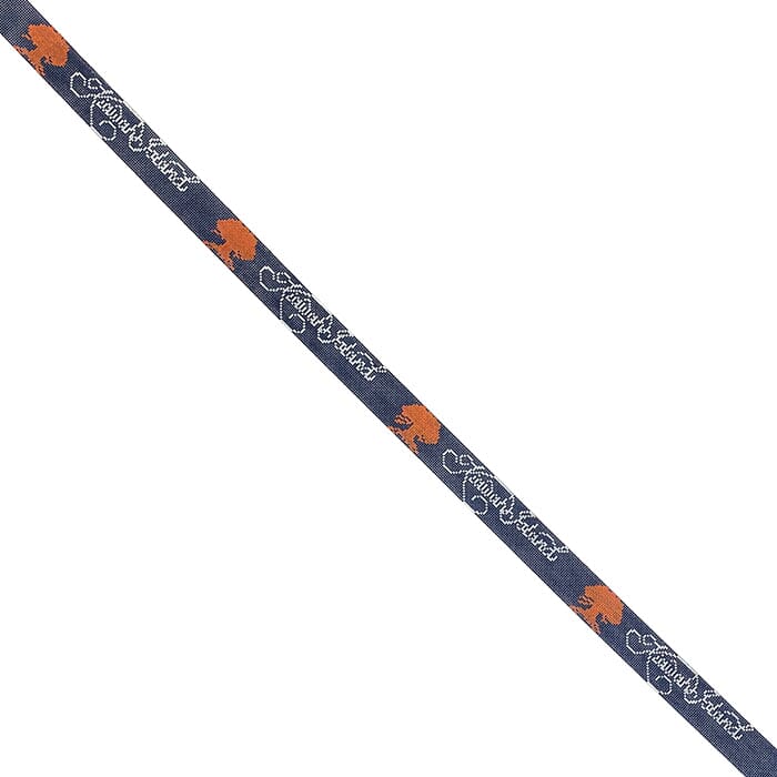 Kiawah Island Belt on Navy Painted Canvas Elm Tree Needlepoint - 1