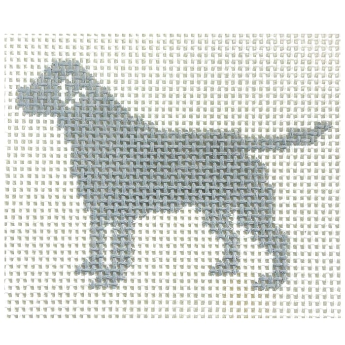 Labrador Retriever Silhouette Painted Canvas Morgan Julia Designs