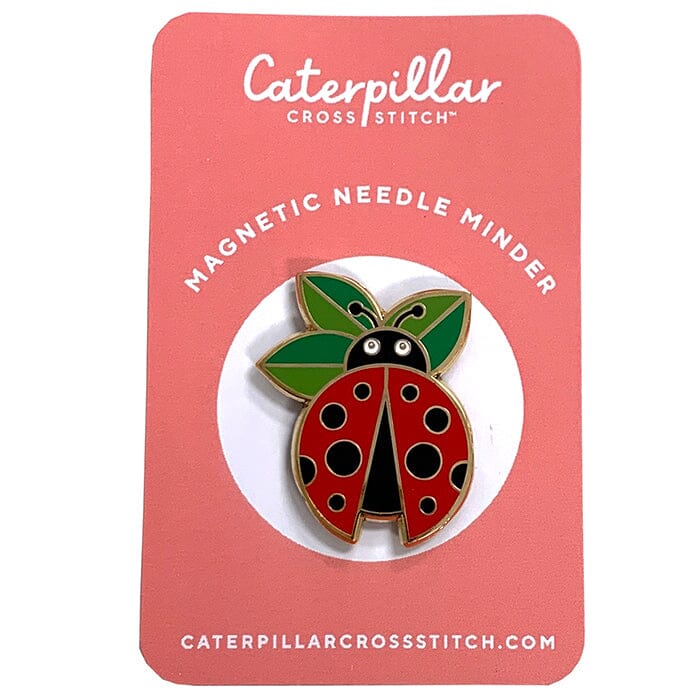 Ladybug Enamel Needleminder Accessories Caterpillar Cross - 1